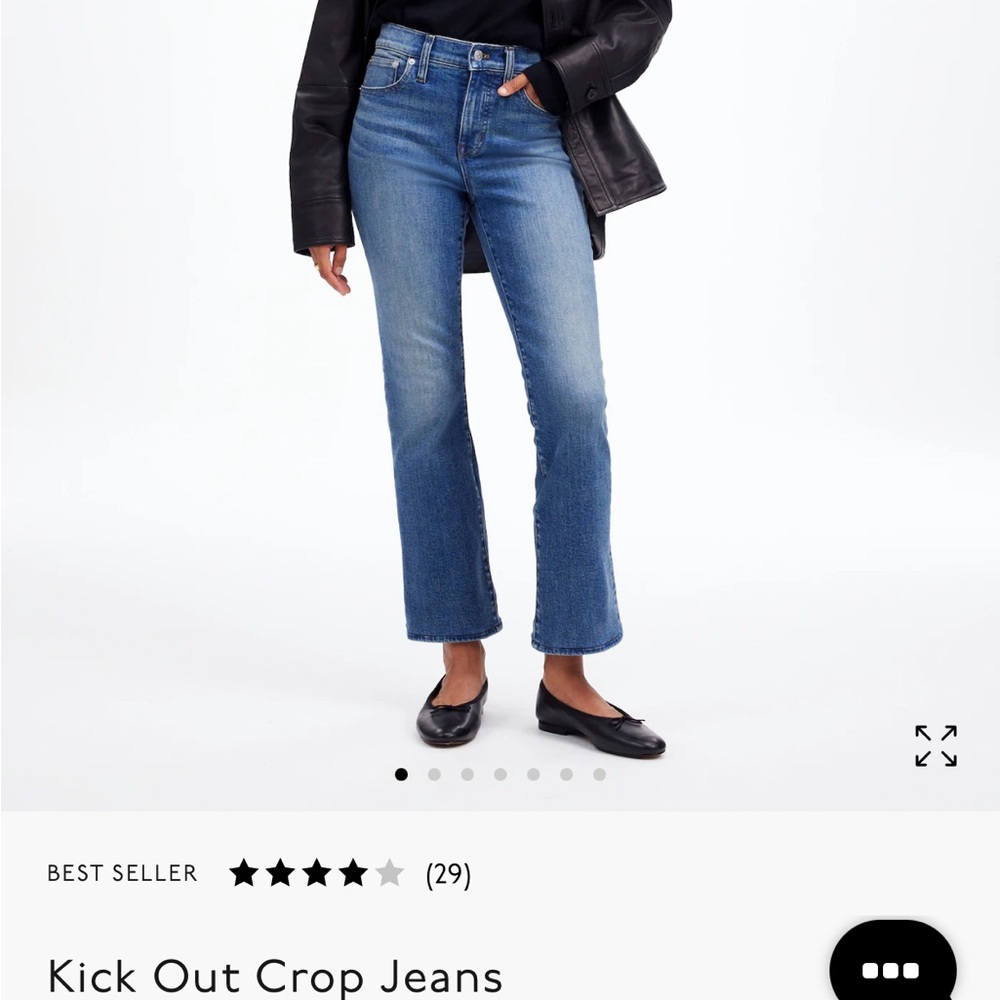Madewell Size 28 Crop Jeans